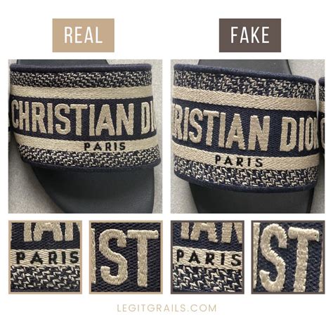 christian dior slides real vs fake|dior dway real vs fake.